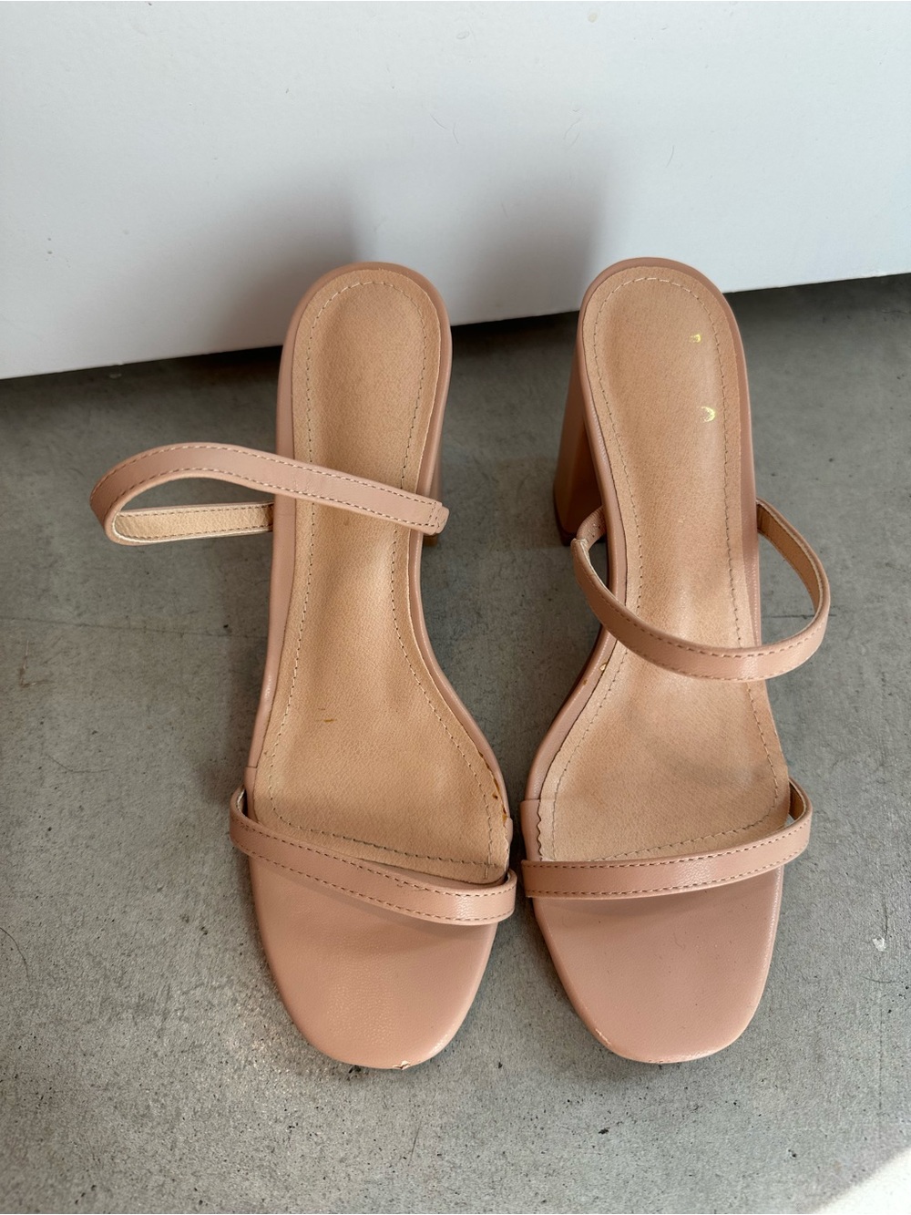 Lulus Arielle Heel Light Nude Size 8